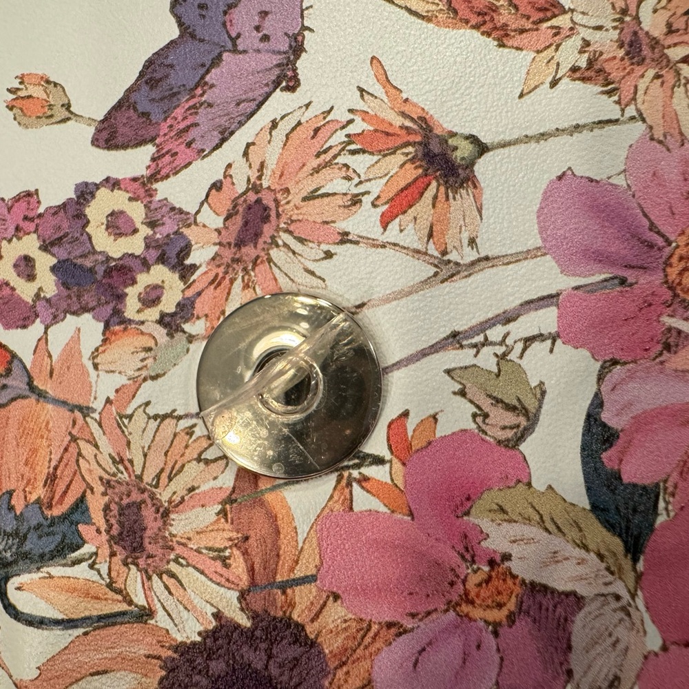 DIOR Miss Dior Floral Too handle mini bag with pearl chain strap - Picture 5 of 8
